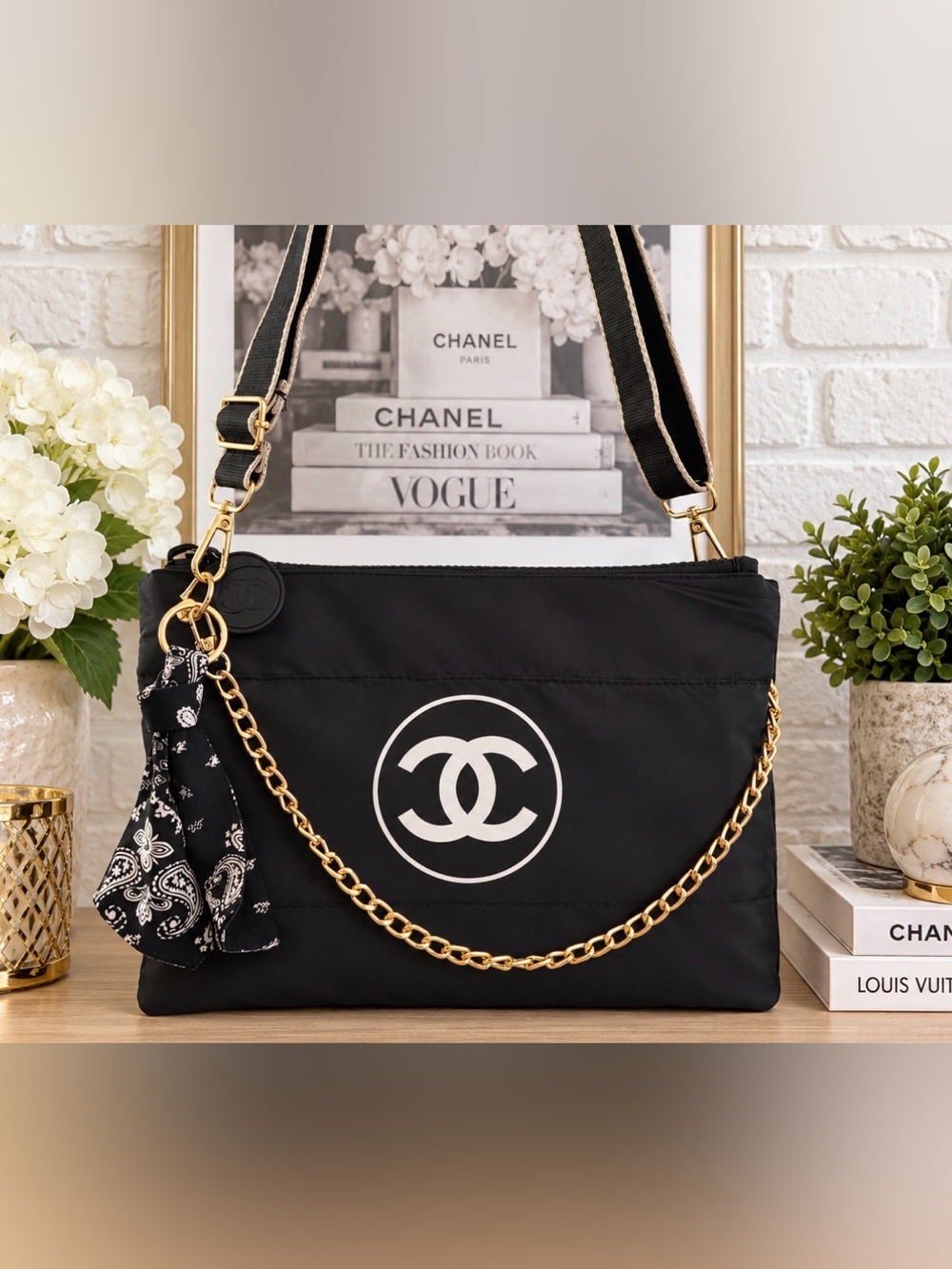 CHANEL Black Cosmetic/Beauty Bag GWP Item NWOT